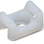 BASE PARA AMARRES 22X16MM NYLON ATORNILLABLE
